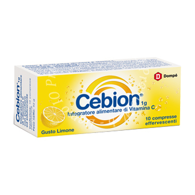 Cebion effervescente vitamina c limone 10 compresse