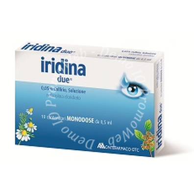 Iridina Due  0,05% Collirio 10 Contenitori Monodose da 0,5 ml 